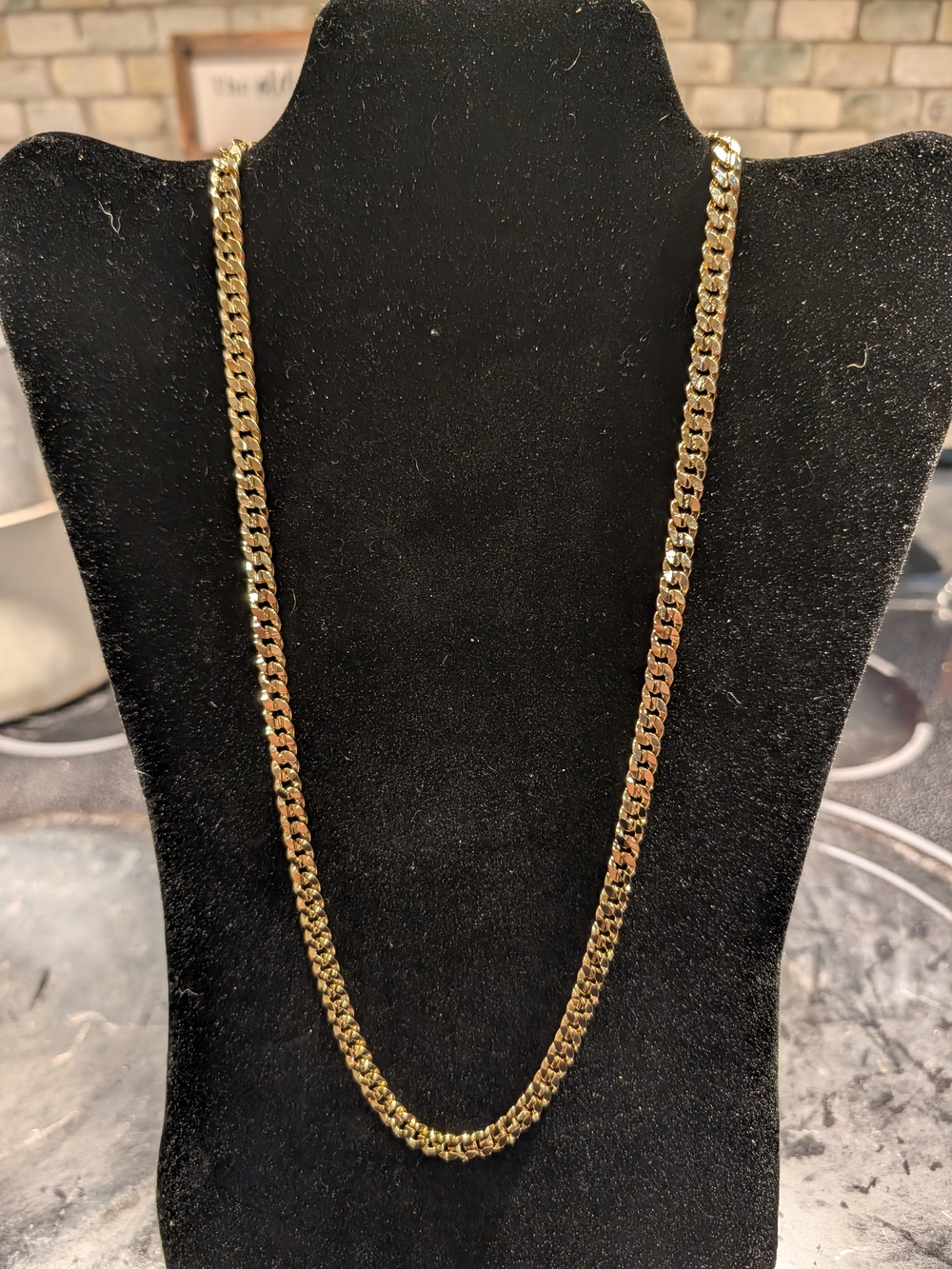 Classic 14k Gold Filled Cuban Link Necklace - Women Jewelry, Italian Made